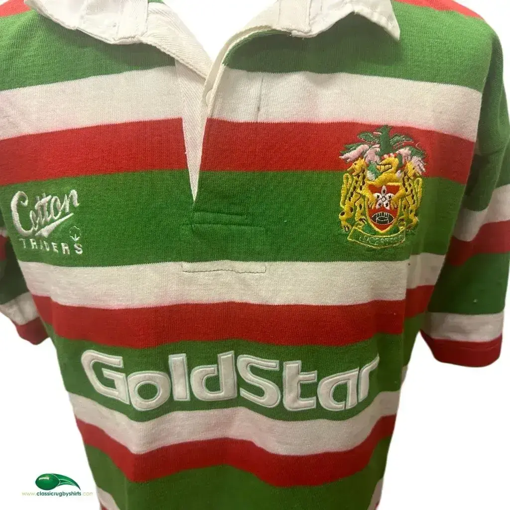 Maillot Homme Rare Kooga Leicester Tigers Rugby Union Maillot Taille Xl
