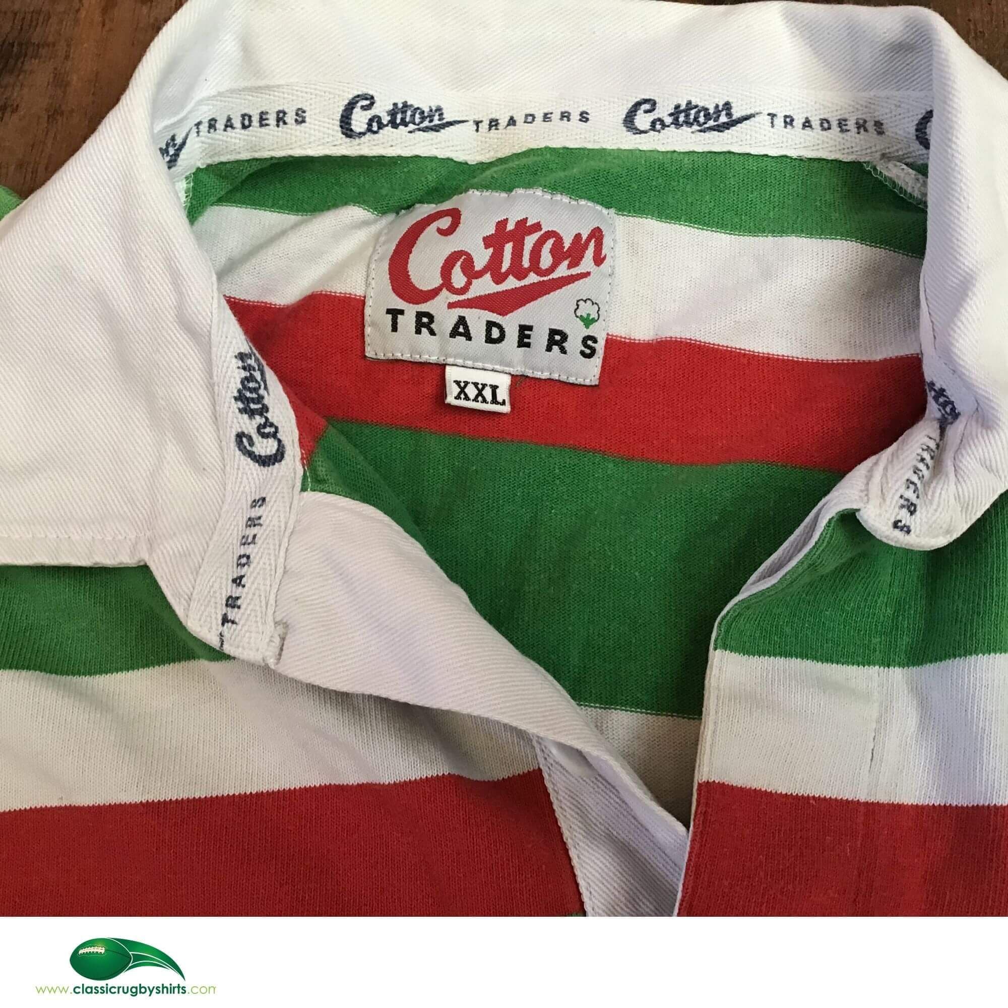Maillot Vintage Leicester Tigers 1996 Goldstar - Taille XXL - Coton - Rugby Union - Collector