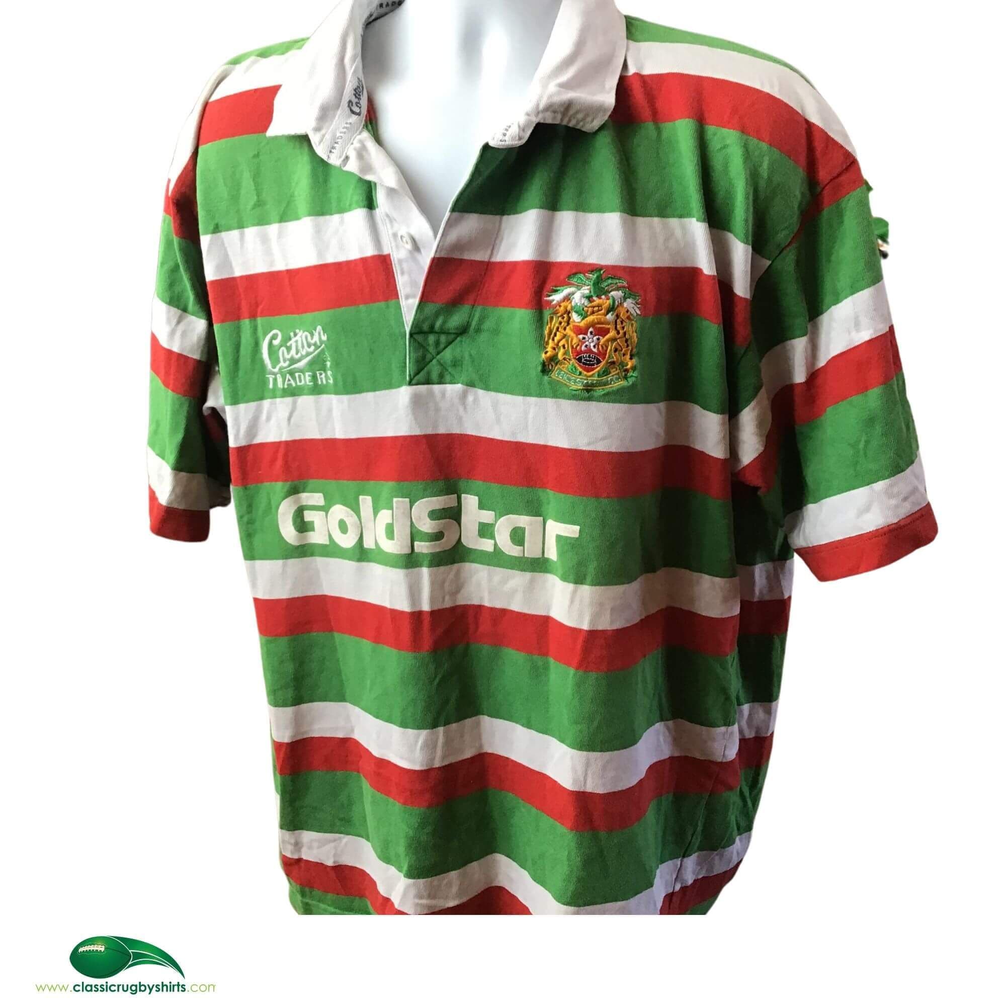 Maillot Domicile Leicester Tigers Rugby 1997-1999 - Vintage Cotton Traders XL, Occasion Excellent