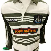 1996/97 Newcastle Falcons Rugby Shirt Old Official Adidas Vintage Jersey