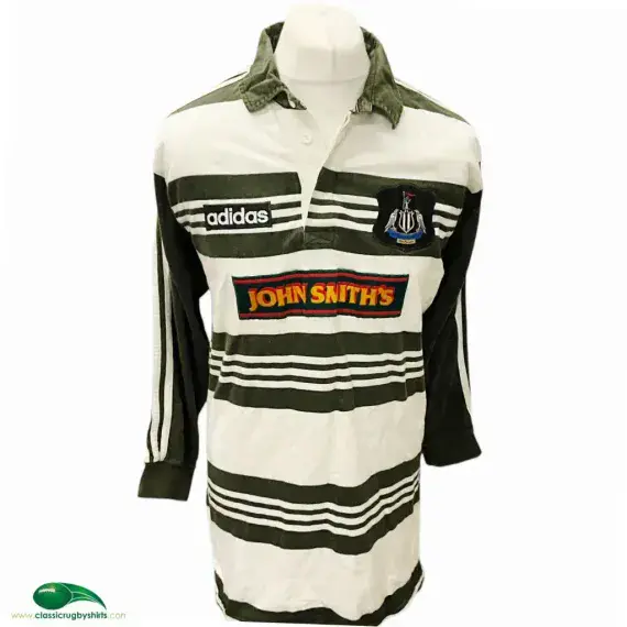 1996/97 Newcastle Falcons Rugby Shirt Old Official Adidas Vintage Jersey