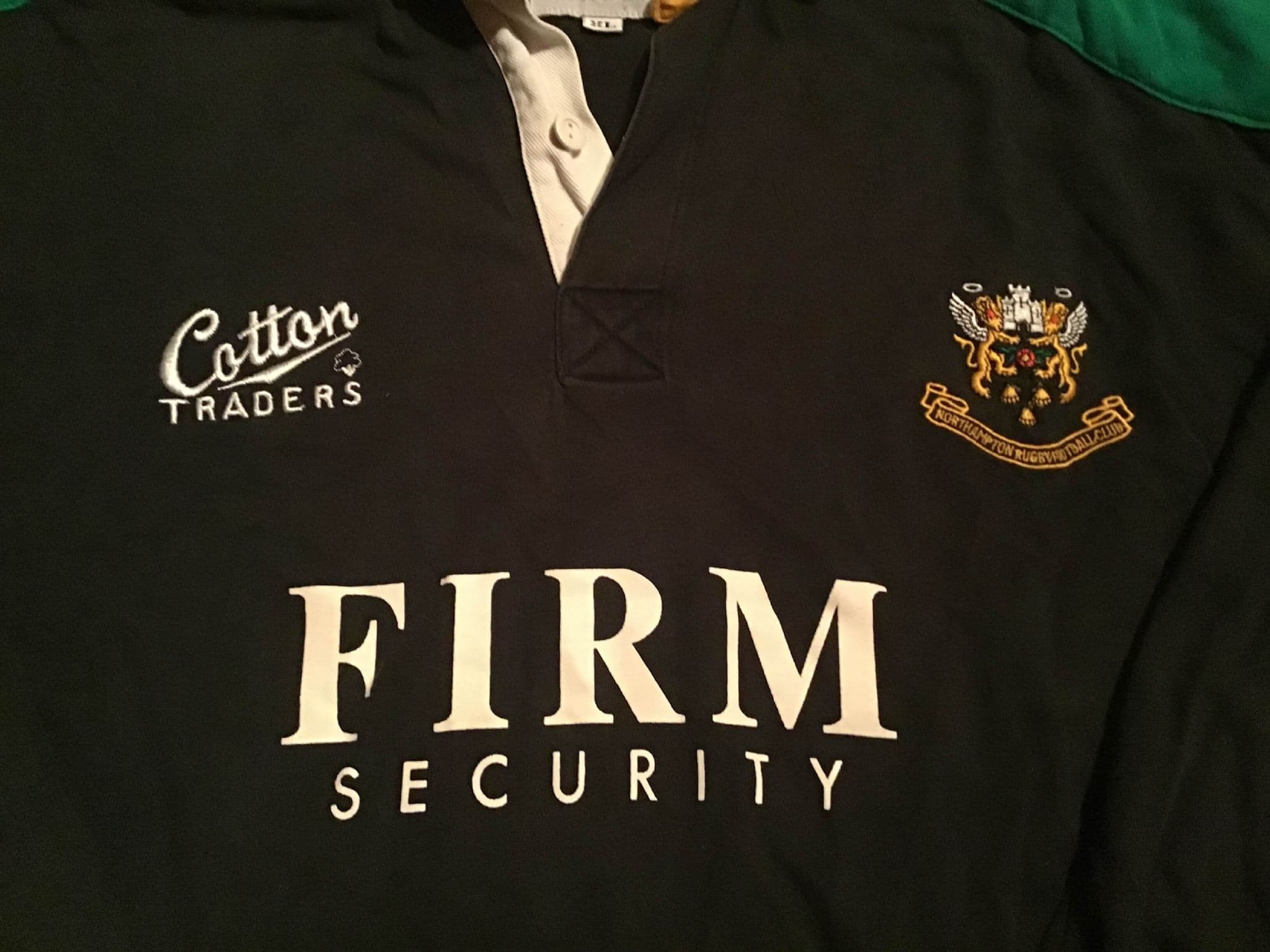 Maillot Vintage Northampton Saints 1995 Extérieur - Rugby Union, Taille 2XL, En Coton