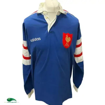 1996 1998 France L/s Rugby Union Shirt XL