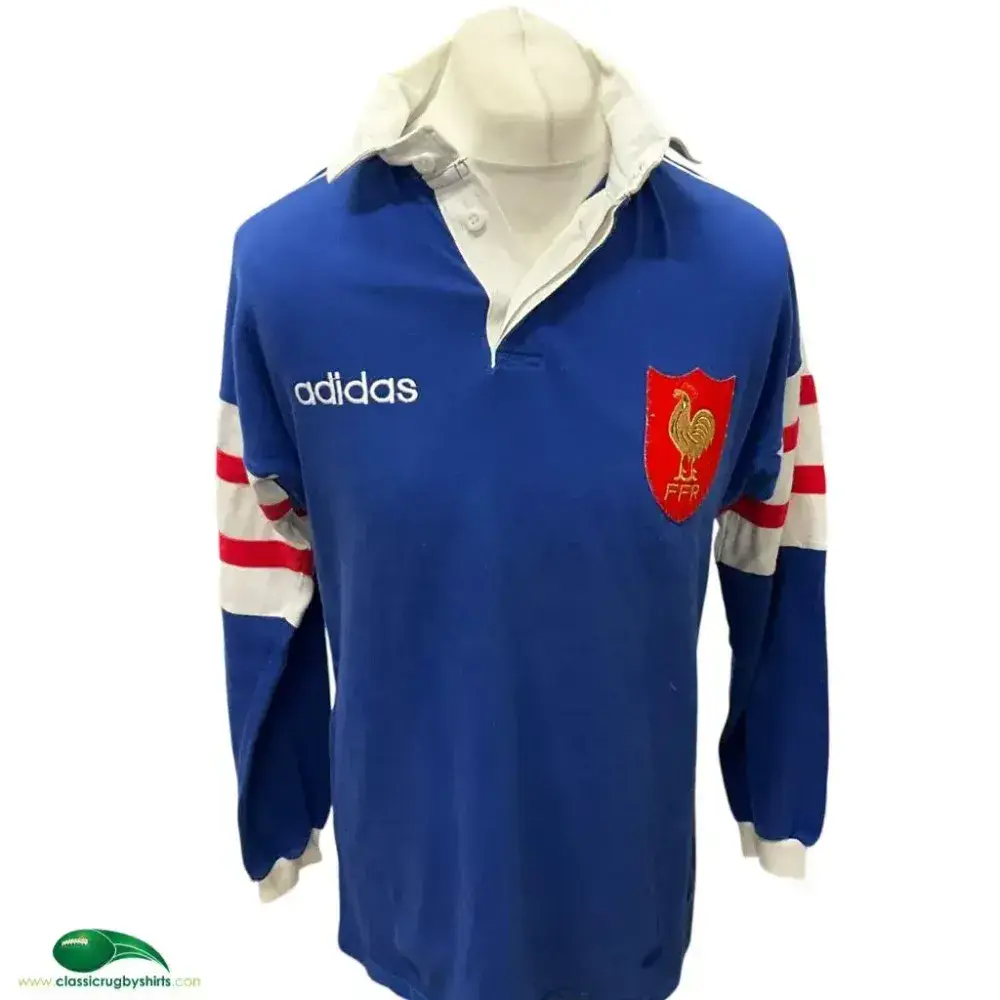 ウェア vintage adidas France rugby FFR 90s Rugby Equipe de