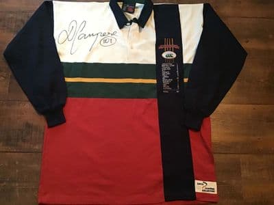 1996 Australia David Campese 101 Test Matches Signed Rugby Shirt Large
