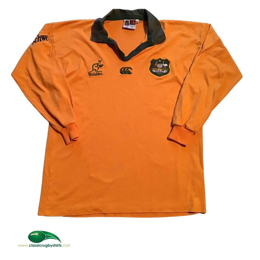 World Rugby Shirts 1996 Wallabies Old Vintage Retro Jerseys