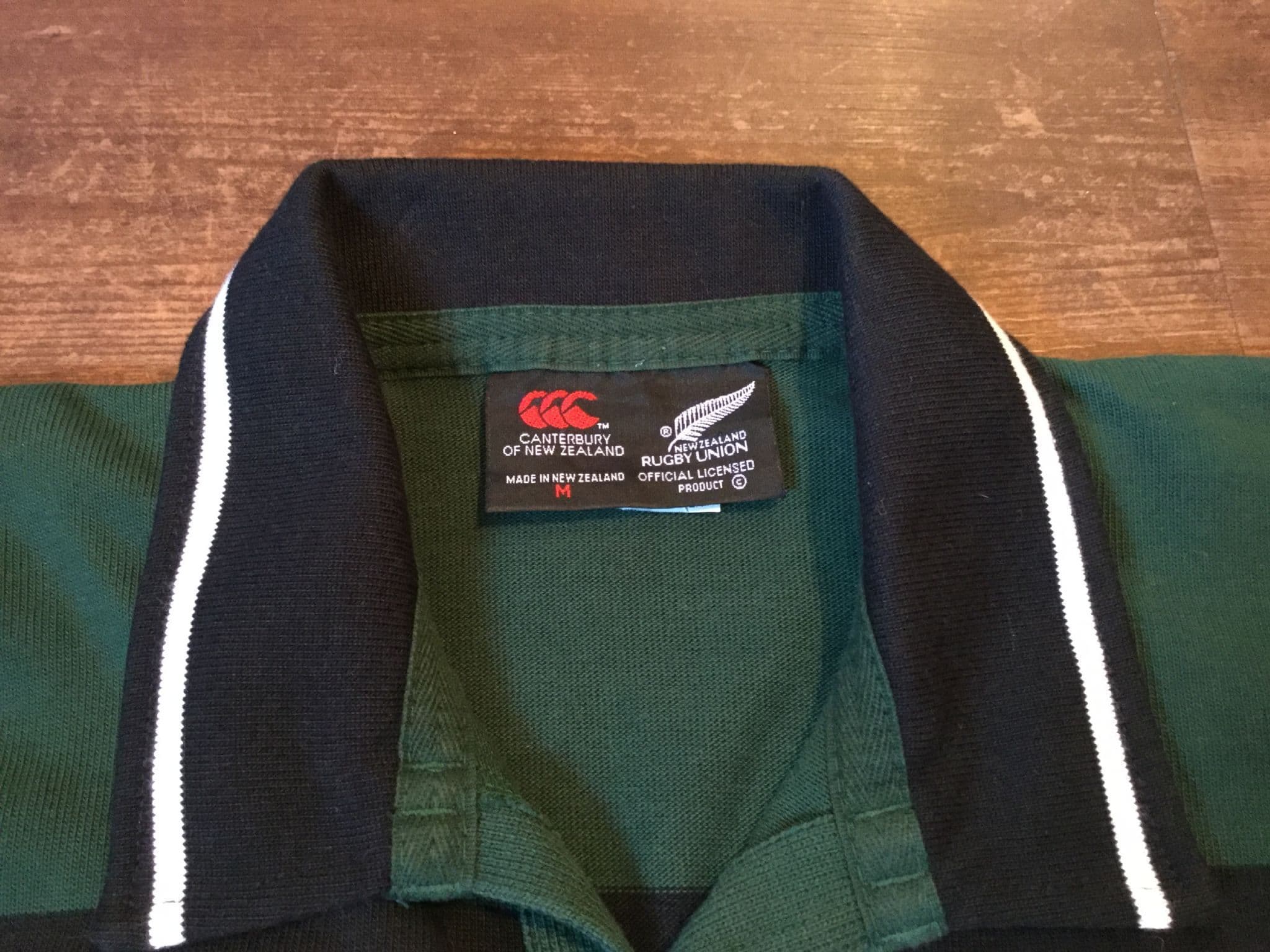 Maillot Vintage All Blacks – Tournée Écosse 1996 – Canterbury – Rare Taille L