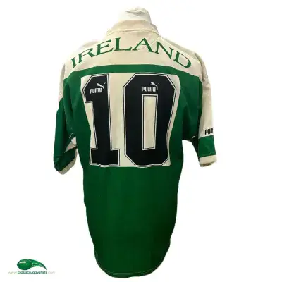 1996 Ireland Match Worn No 10 Rugby League World Nines Shirt XL