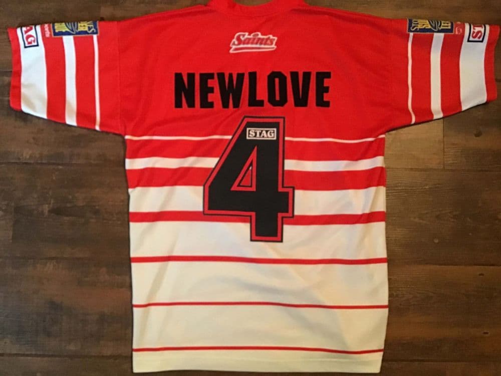 Maillot De Rugby Vintage STANNINGLEY SARLC – Taille L, Porté N°16, Club Anglais STAG