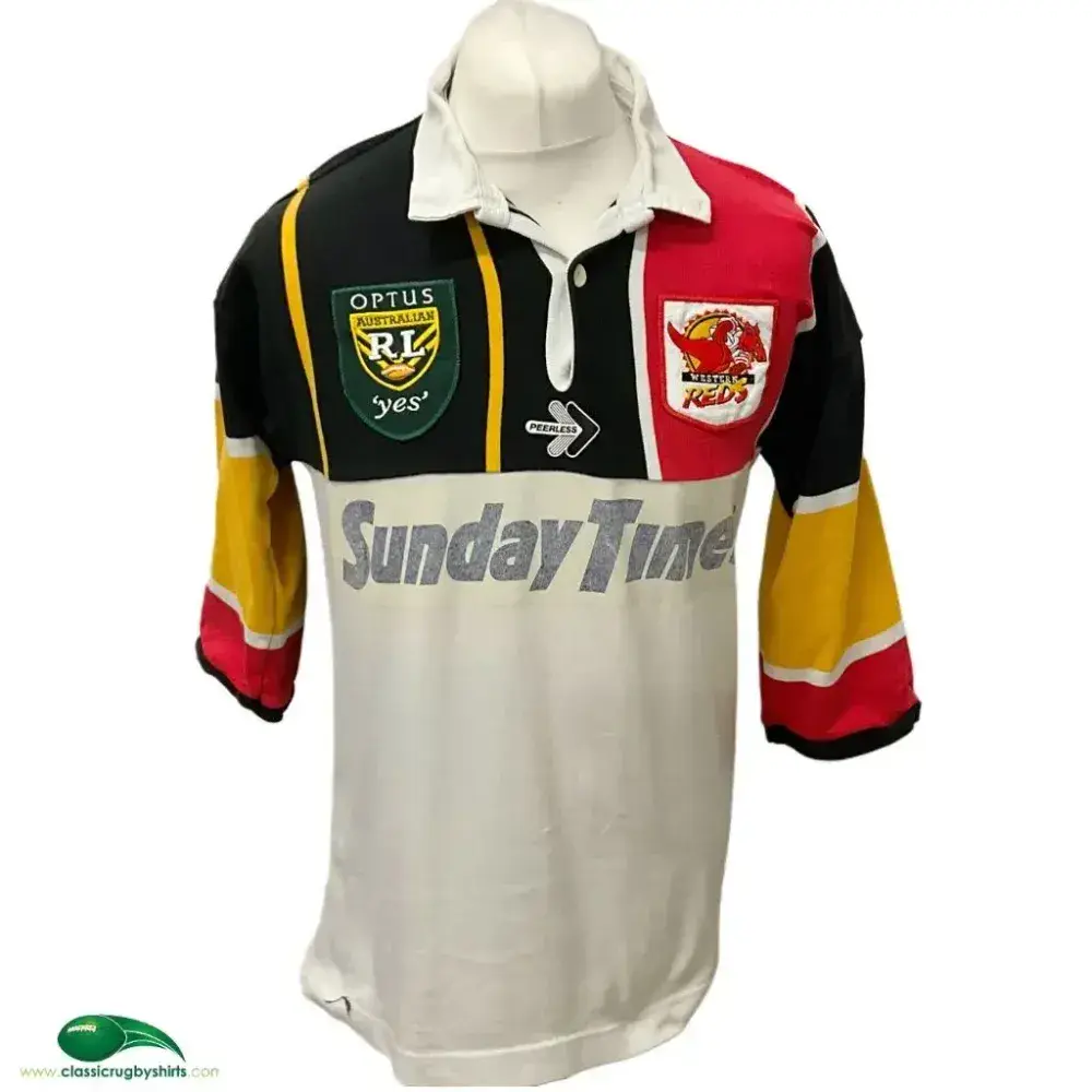 Old Reds Rugby Kit Classic Rugby Shirts | 1996 Western Reds Vintage Old League Jerseys