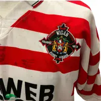 1996 Wigan Tuigamala Classic Rugby Shirt | Old Official Puma Vintage Jersey