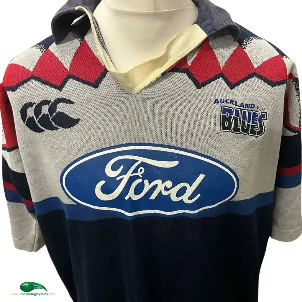 1997/98 Auckland Blues Temex Classic Rugby Shirts | Old Vintage