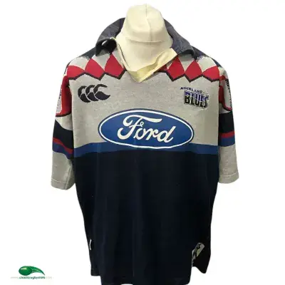 1997 1998 Auckland Blues Temex Rugby Shirt Adults Large XL
