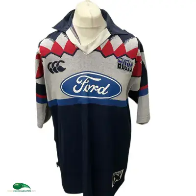 1997 1998 Auckland Blues Temex Rugby Union Shirt XL 2XL