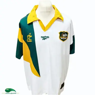 1997 1998 Australia L/s Rugby Union Away Shirt Large XL