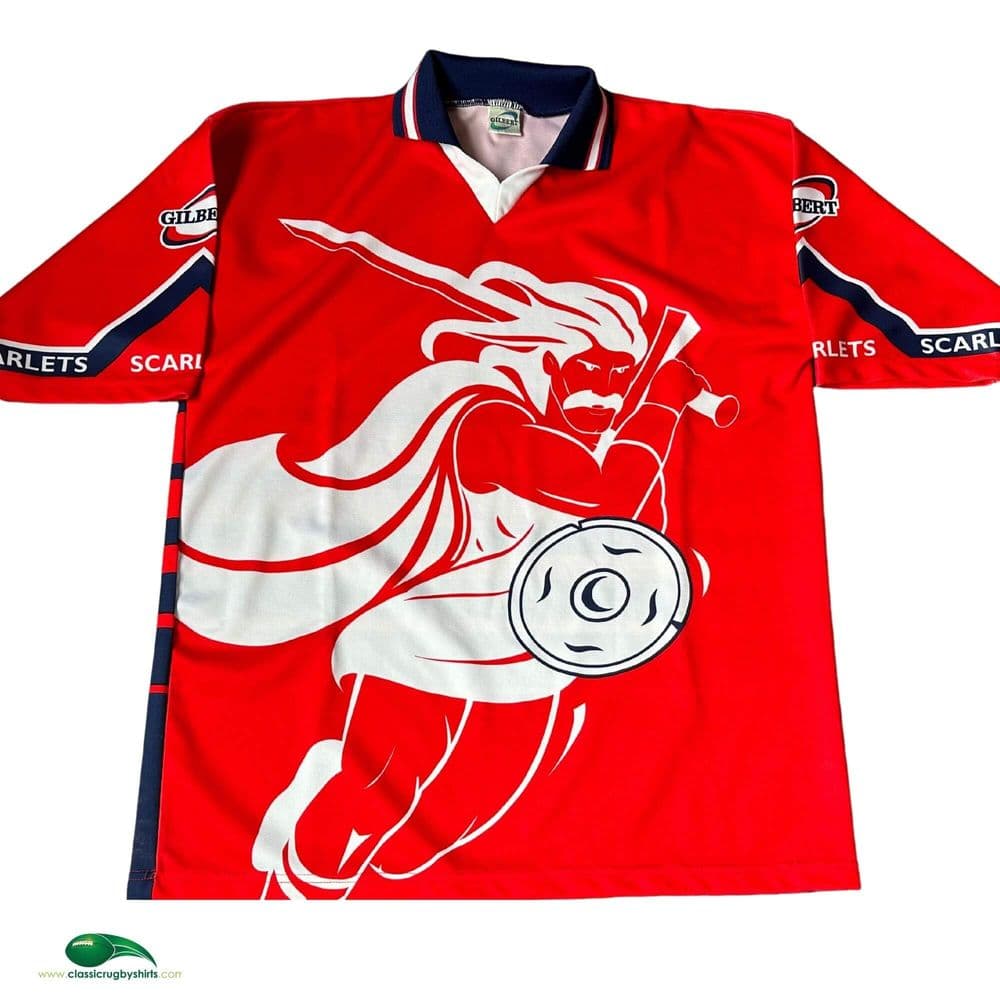 Classic Rugby Shirts 1997 Llanelli Scarlets Vintage Old Retro Jerseys