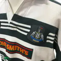 1997/98 Newcastle Falcons Rugby Shirt | Old Official Adidas Jersey