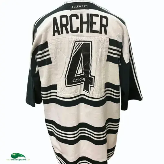 1997/98 Newcastle Falcons Rugby Shirt | Old Official Adidas Jersey