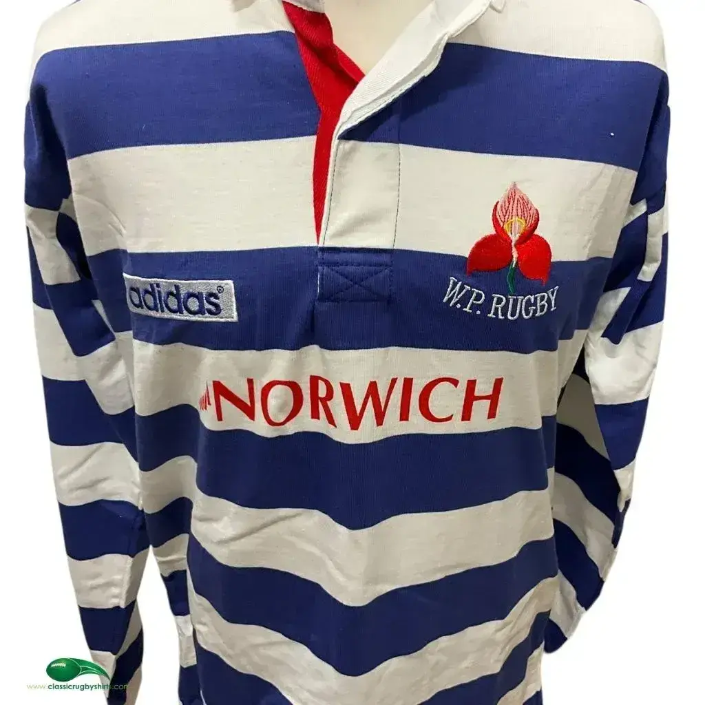 Maillot De Rugby Vintage Adidas Western Province 1998 Manches Longues - Taille 3XL, Occasion