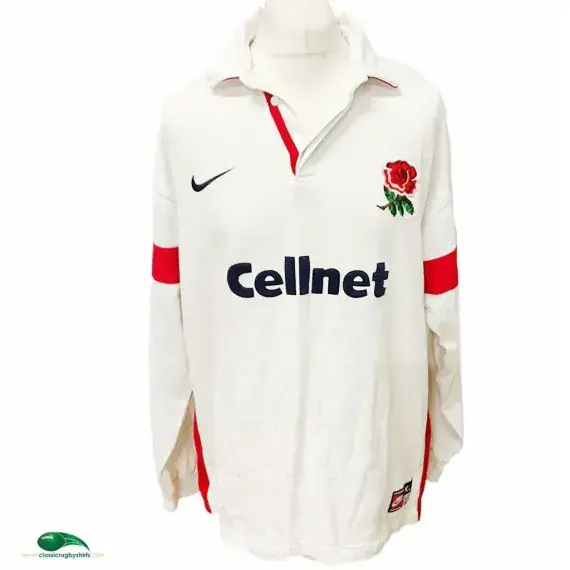 1997/99 England Rugby Shirt | Old Official Nike Jersey