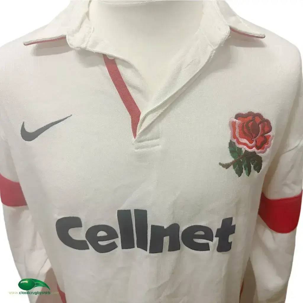 Rugby Vintage - Maillot Retro de rugby Angleterre 1910 - Blanc