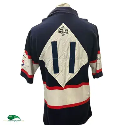1997 1999 Gloucester Match Worn Rugby Away Shirt Large