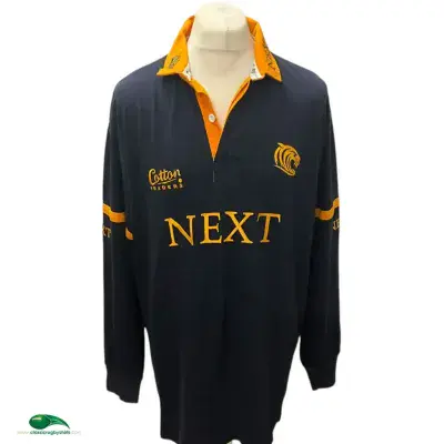 Maillot rugby Leicester Tigers 2005/06 coton traders très bon état avec Maillot rugby Leicester Tigers 2005/06 coton traders très bon état avec