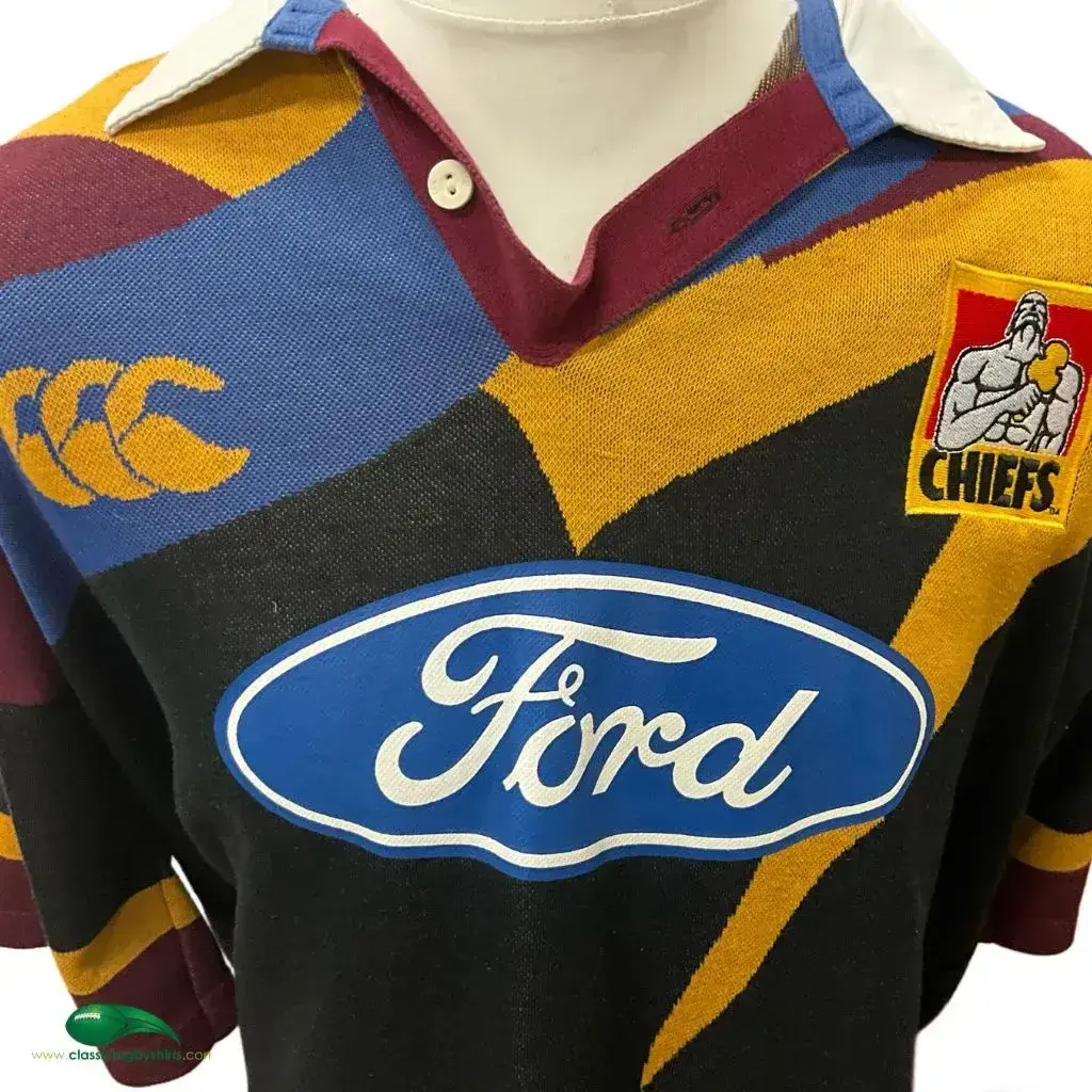 超レア！コラボWaikato CHIEFSヴィンテージウォームアップ Classic Rugby Shirts | 1997 Waikato Chiefs Vintage Old Jerseys