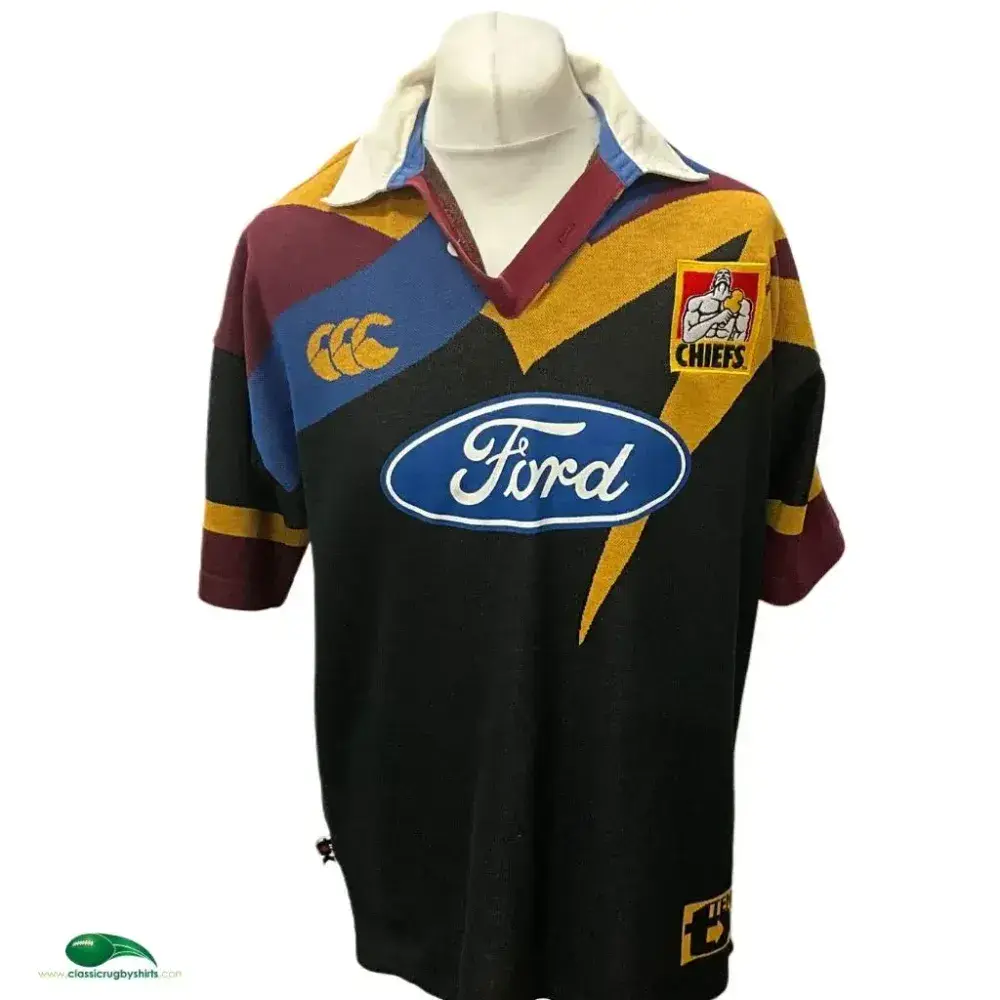 Chiefs New Zealand All Jersey Waikato Chiefs 2017/18 Adidas Black