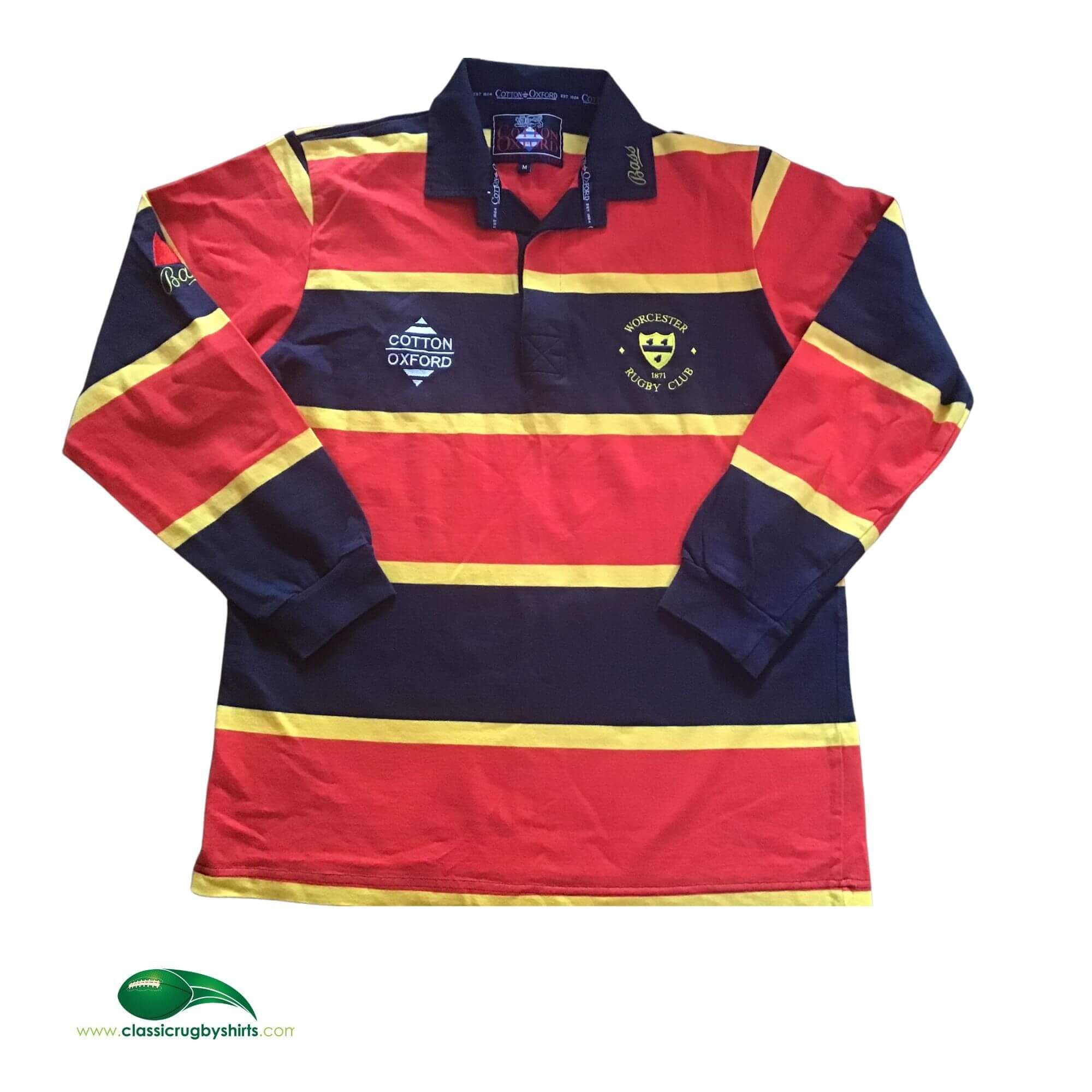 Worcester Warriors early 1990's L/s Rugby Union Shirt Adults Medium