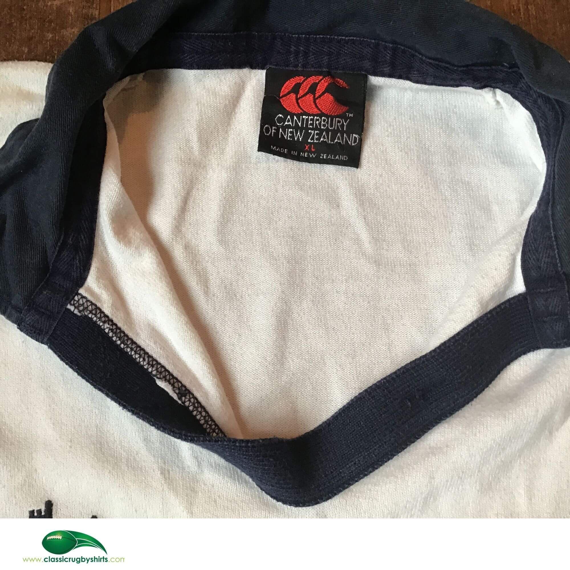 Maillot Vintage Hong Kong Rugby Union – Canterbury, Taille M, Homme, Très Bon état