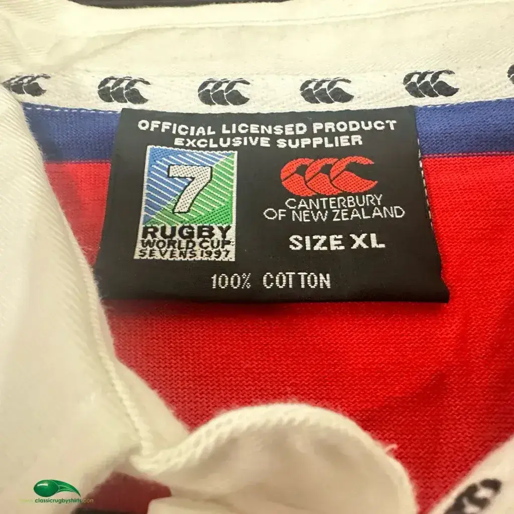 HONG KONG RUGBY UNION SHIRT JERSEY VINTAGE CANTERBURY SIZE M