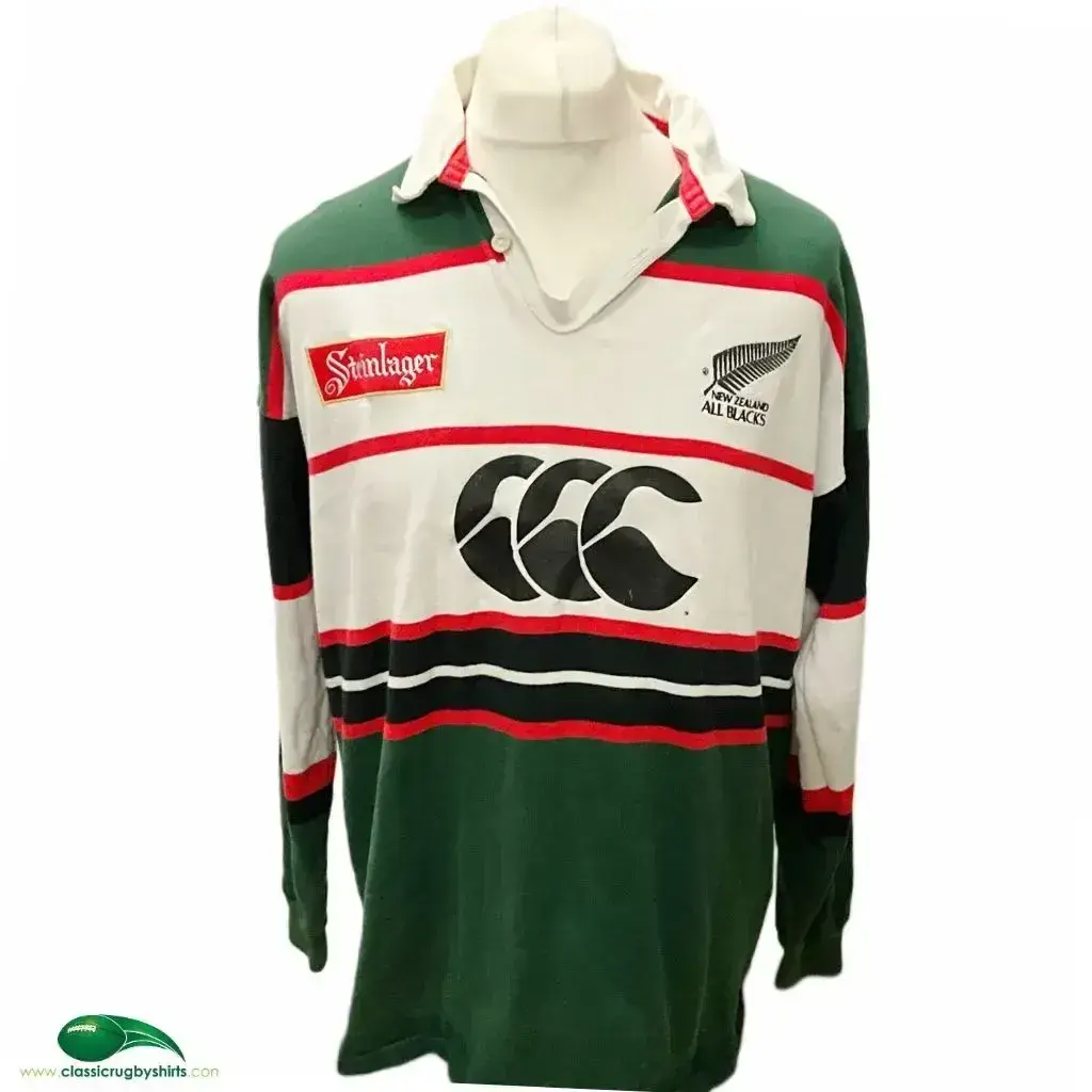 SEIRYO RUGBY ピステ 1997 All Blacks Rugby Training Shirt | Old Official Canterbury