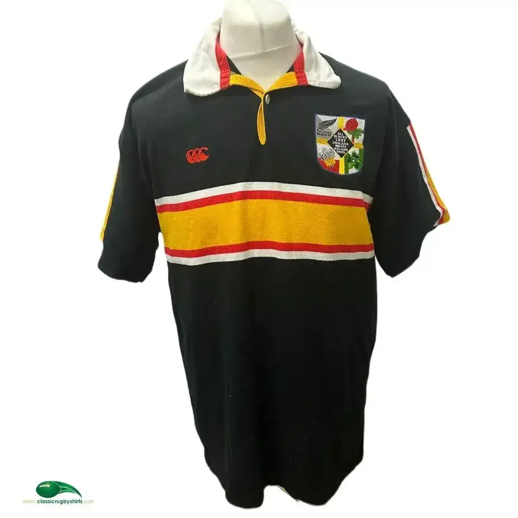 トップス Belvet rugby shirt Black M 1997 New Zealand All Blacks Rugby Shirt