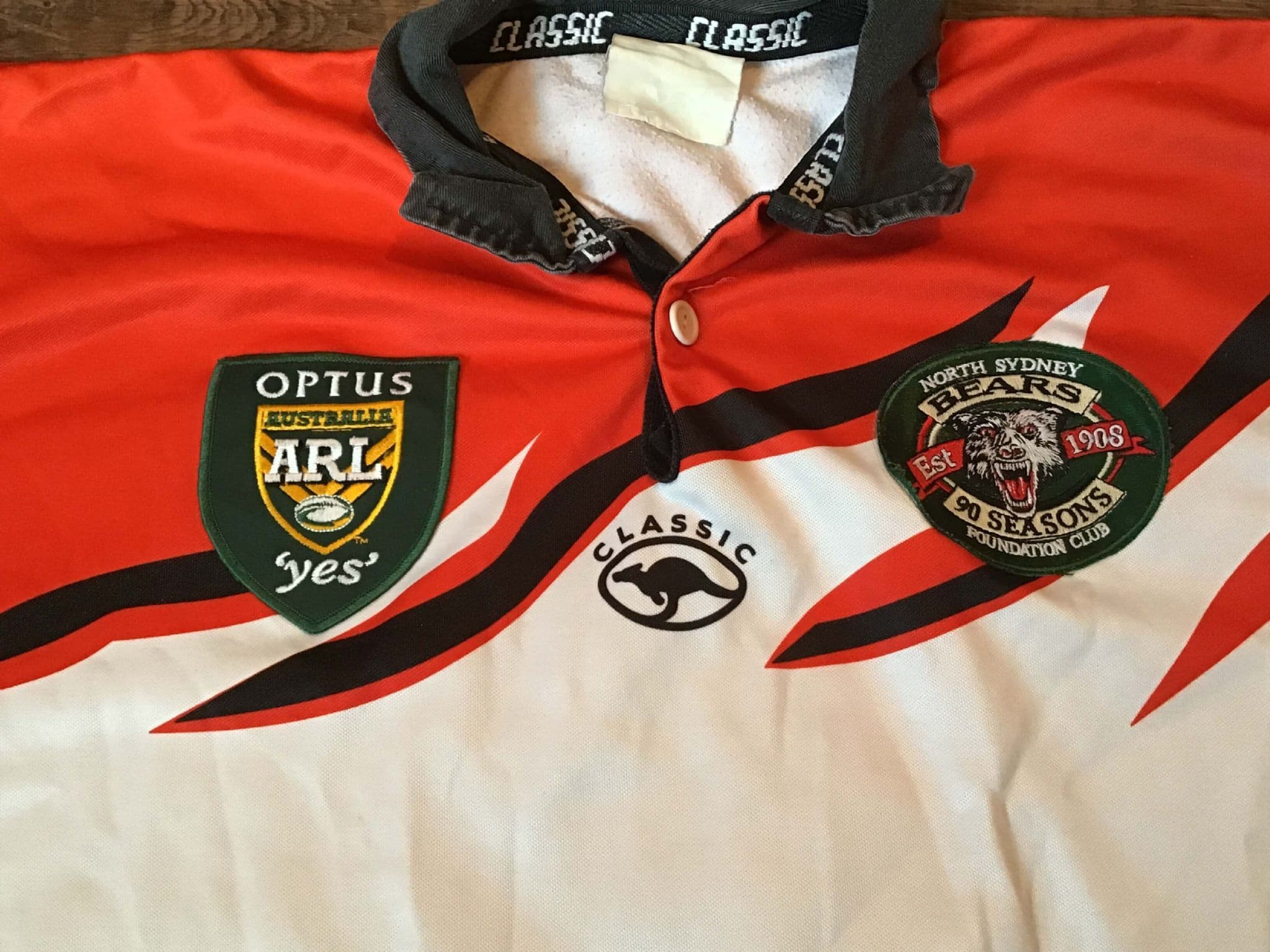 Classic Rugby Shirts | 1998 North Sydney Bears Vintage Old League