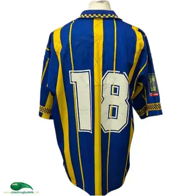 1997 Warrington Wolves No 18 Player Issue Rugby League Shirt 2XL