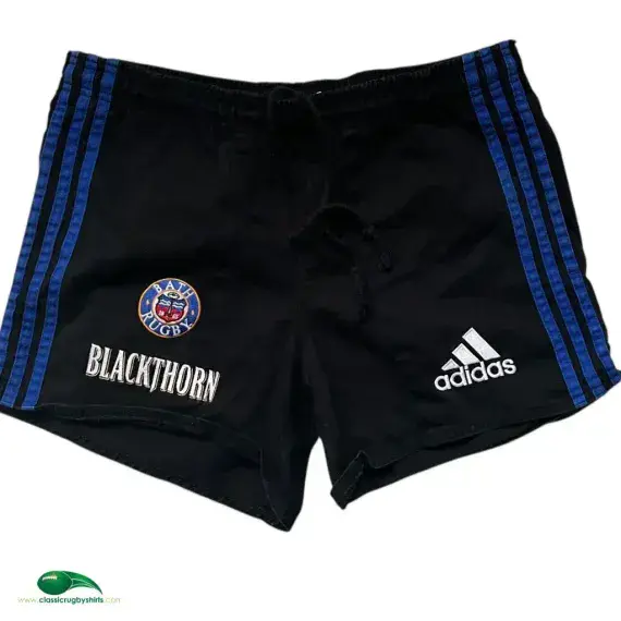 1998/99  Bath Rugby Shorts | Old Official Adidas Shorts - Vintage Classic Rugby Shirts