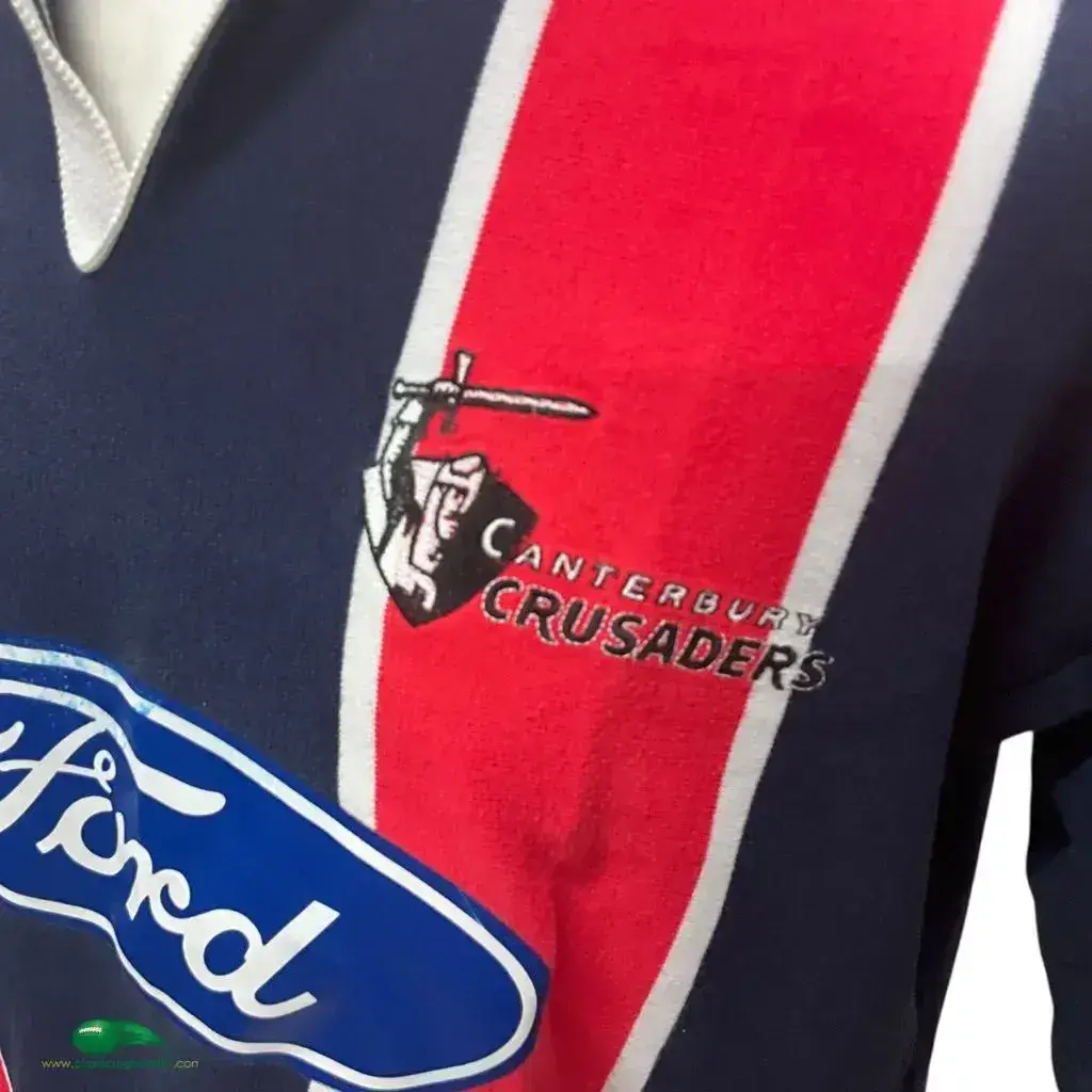 Maillot De Rugby Canterbury Crusaders Vintage, Taille XL, Saison 98/99, Noir