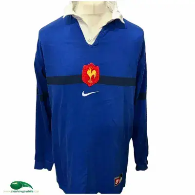 1998 1999 France L/s Rugby Union Shirt Large XL