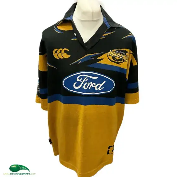 1998 Hurricanes Classic Temex Rugby Shirts Vintage Old Jerseys