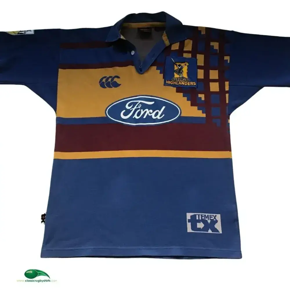 美品 オタゴ ハイランダーズ 1999 ユニフォーム シャツ XL Super Rugby Shirts | 1998 Otago Highlanders Vintage Old Jerseys