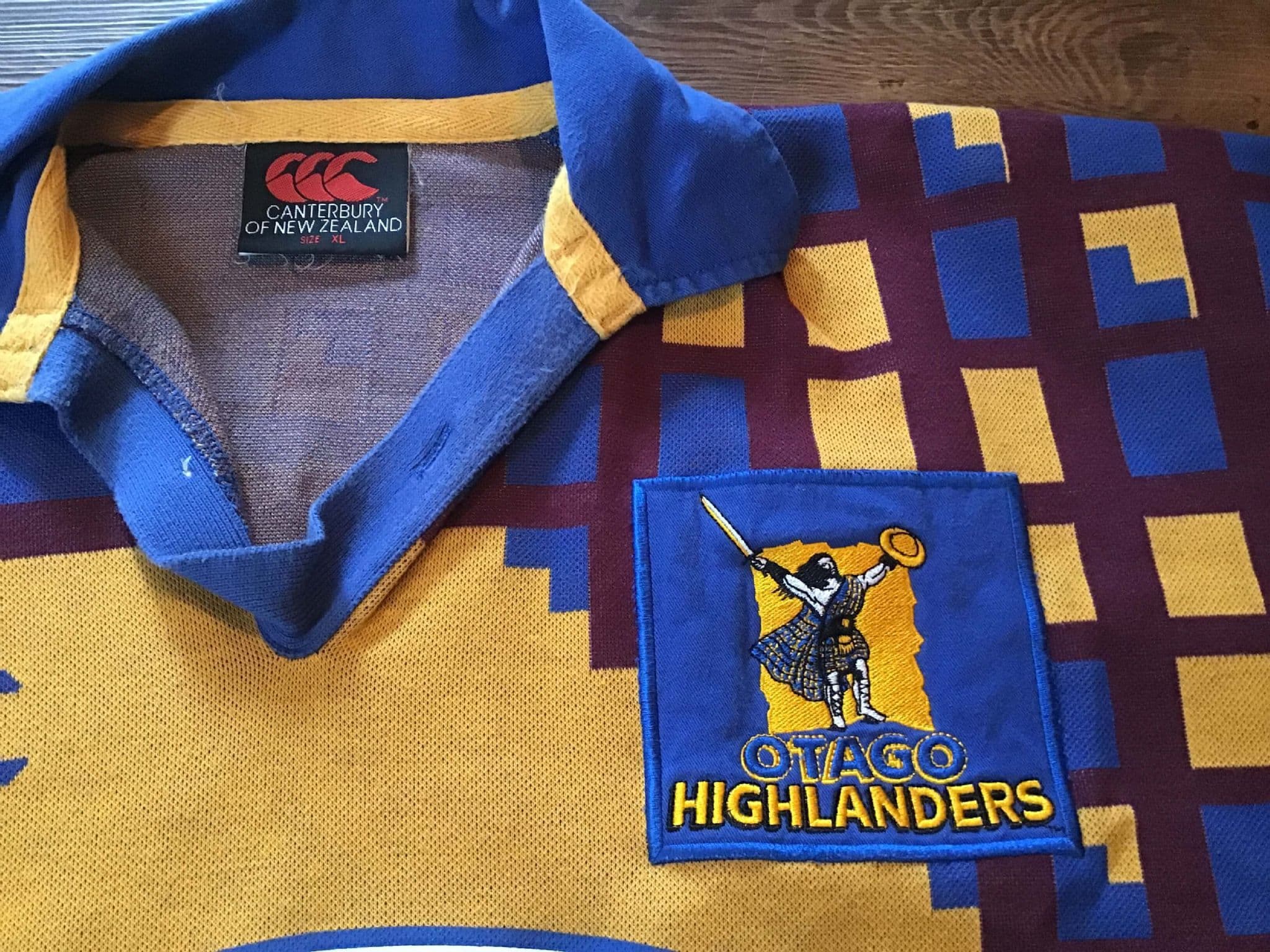 美品　オタゴ　ハイランダーズ　1999 ユニフォーム　シャツ　XL 美品 オタゴ ハイランダーズ 1999 ユニフォーム シャツ XL 高