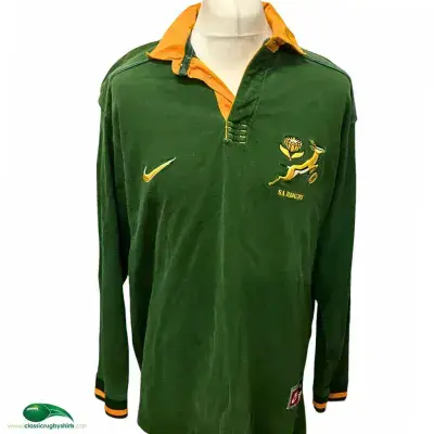 1998 1999 South Africa L/s Rugby Shirt 2XL XL