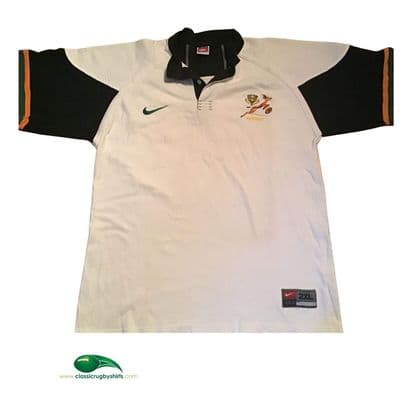Maillot rugby AFRIQUE DU SUD SOUTH AFRICA 1995 vintage shirt ancien