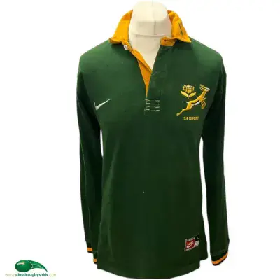 1998 1999 South Africa L/s Rugby Union Shirt Large Medium