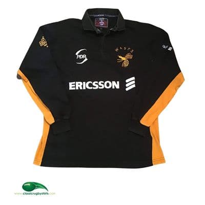 1998 1999 Wasps L/s Rugby Union Shirt Large