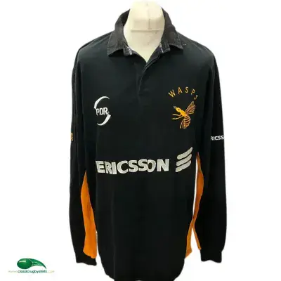1999/2001 Wasps Rugby Shirt | Old Official Canterbury Jersey