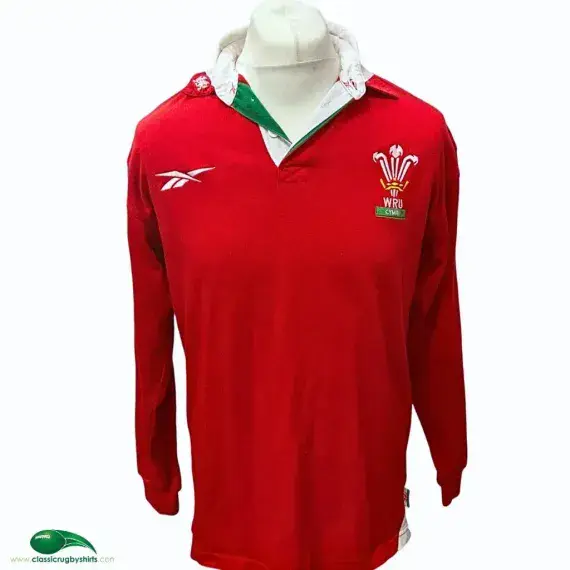 1998/2000 Wales Rugby Shirt | Old Official Reebok Jersey