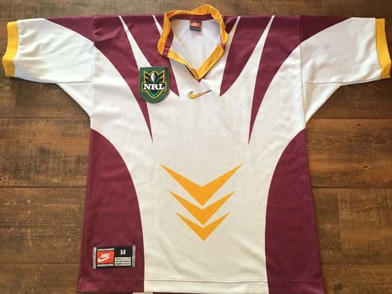 Classic Rugby Shirts | 1998 Brisbane Broncos Vintage Old NRL Jerseys