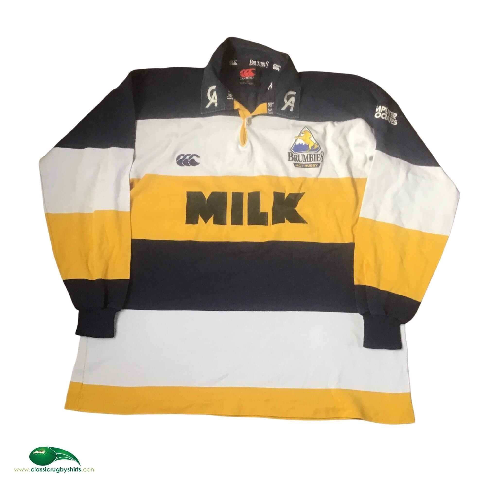 Super Rugby Shirts | 1998 Brumbies Vintage Old Jerseys